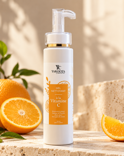 Gel nettoyant à base de vitamine C