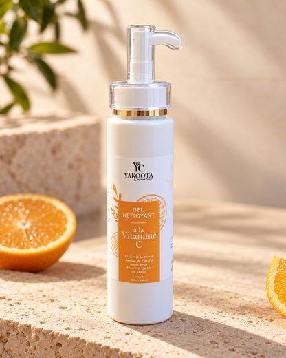 Gel nettoyant à base de vitamine C