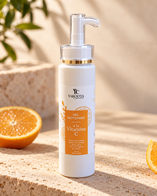 Gel nettoyant à base de vitamine C