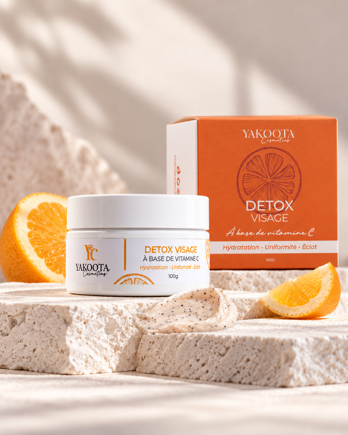 Yakoota Detox Visage Vitamine C — contexte vitamine C